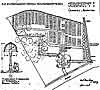 Plan pierwotnego zaoenia cmentarza autorstwa Hansa Mayra